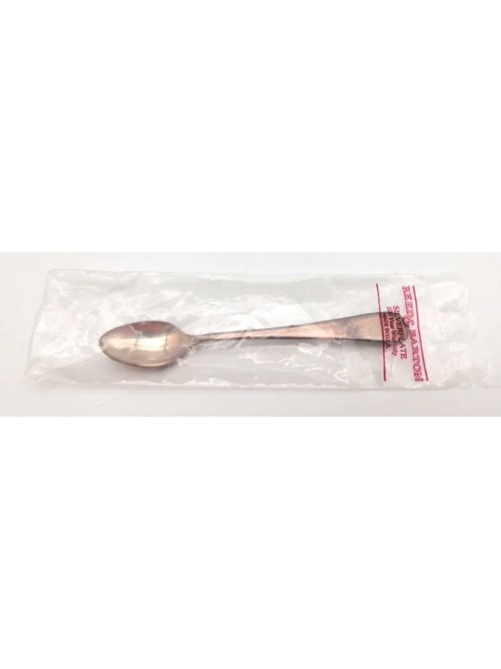 Reed & Barton Silverplate Infant Baby Feeding Spoon In Box Made in USA